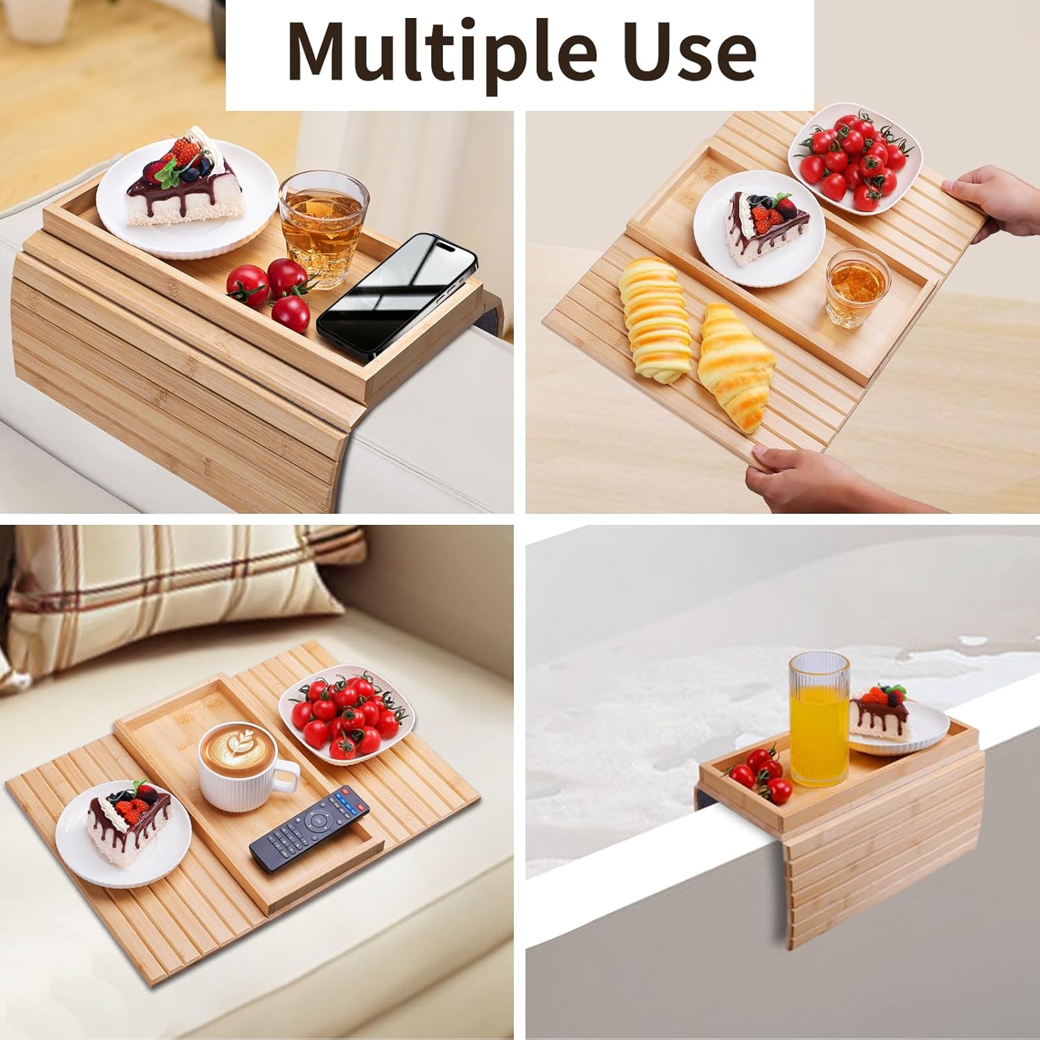 foldable bamboo sofa armrest tray7 foldable bamboo sofa armrest tray7