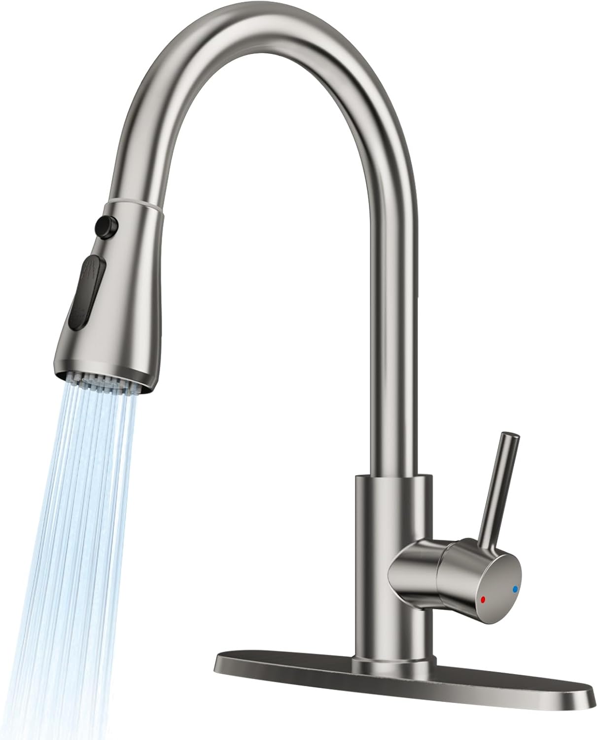 kitchen sink mixer faucet pull down sprayer Stainless Steel Kitchen Sink Mixer Faucet with Pull Down Sprayer
