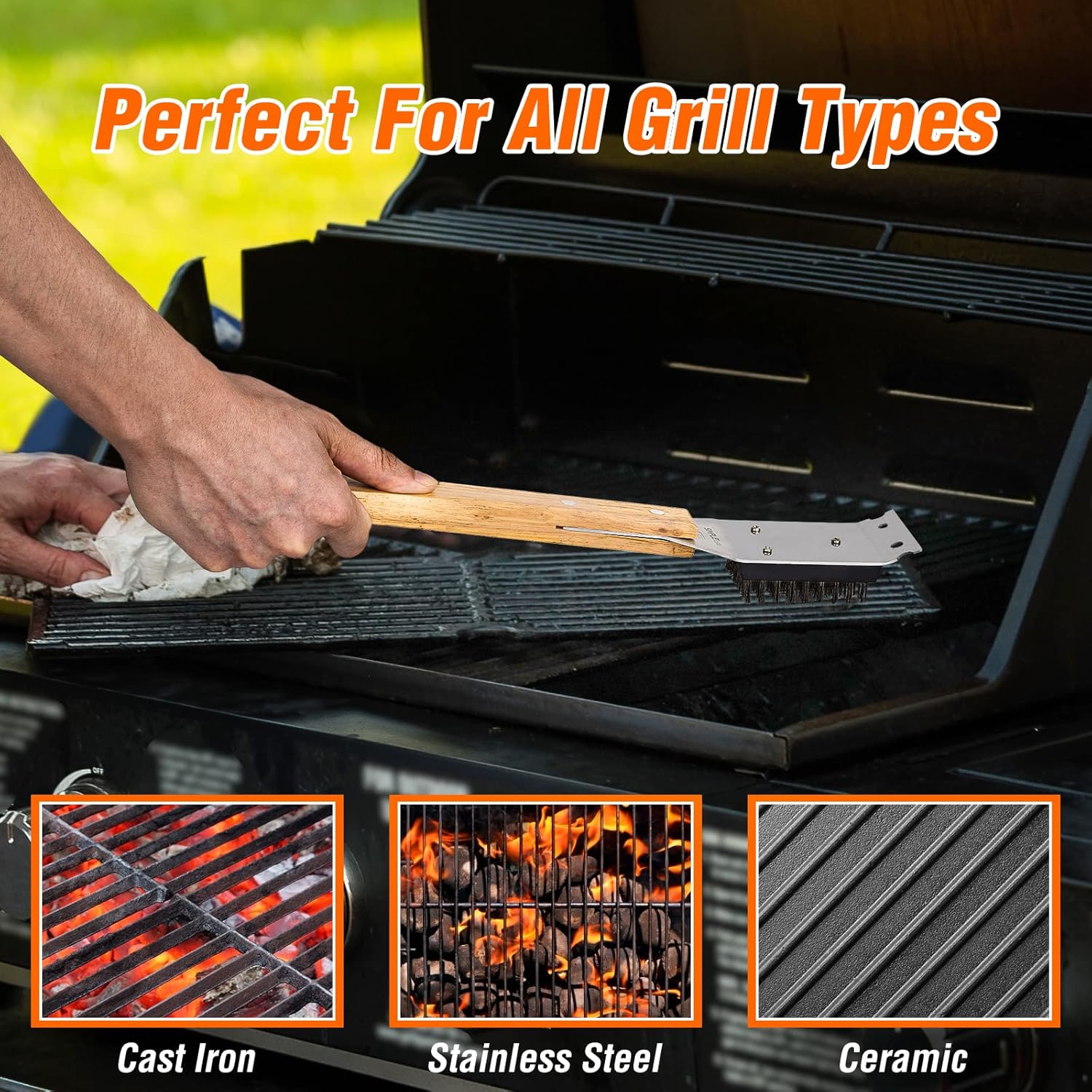 premium bbq cleaning brush6 premium bbq cleaning brush6