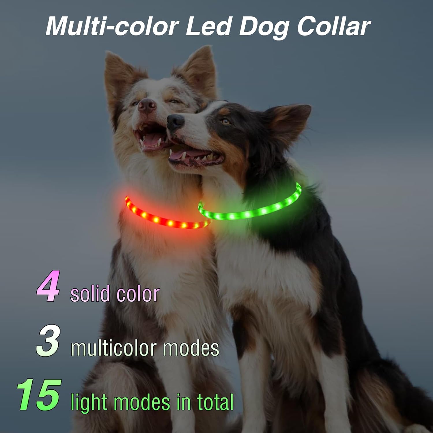 rechargeable led dog collar4 rechargeable led dog collar4